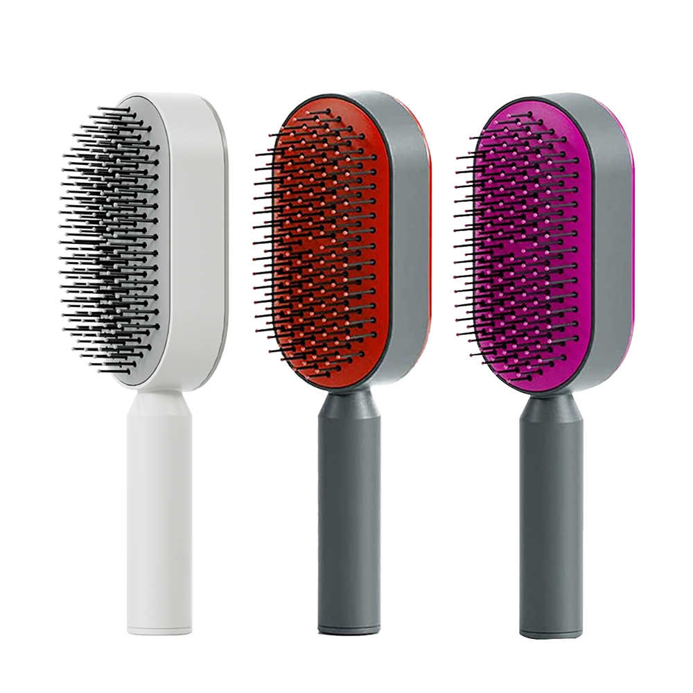 Self-cleaning Hairbrush