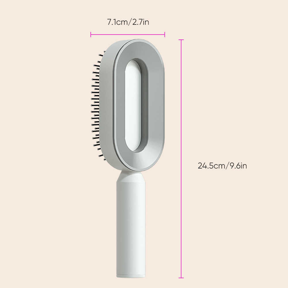 Self-cleaning Hairbrush